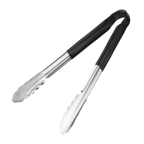 Hygiplas Black Serving Tongs - 300mm