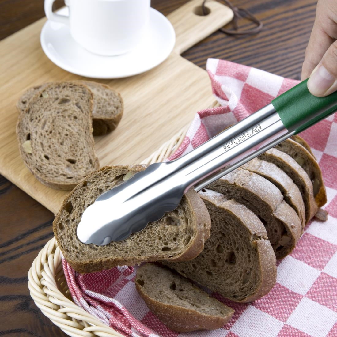 Green Serving Tongs