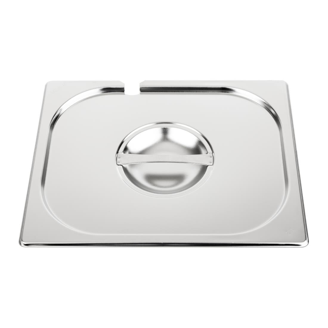Vogue Stainless Steel 1/2 Gastronorm Notched Lid