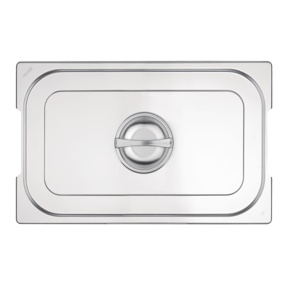 Vogue Stainless Steel 1/1 Gastronorm Handled Tray Lid