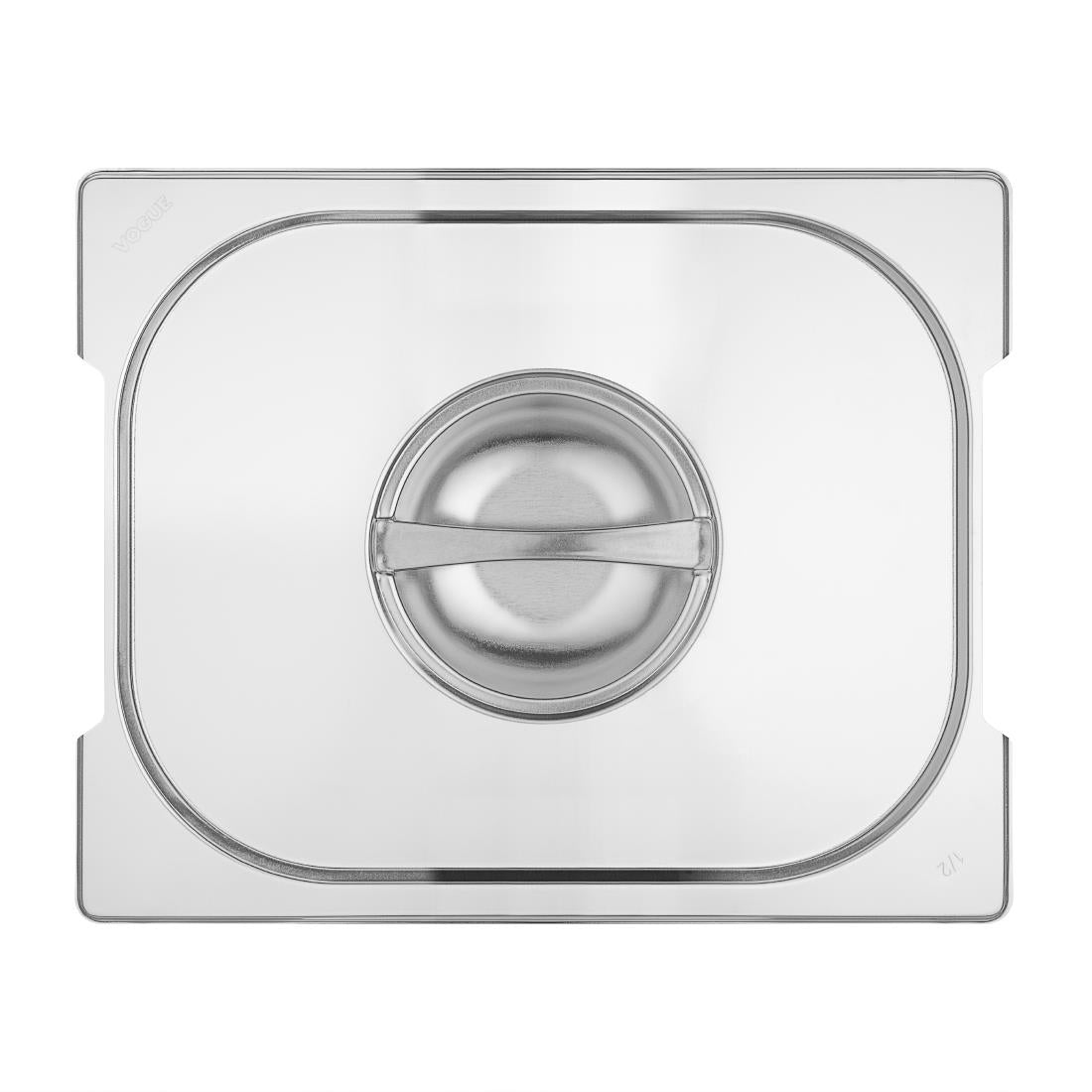 Vogue Stainless Steel 1/2 Gastronorm Handled Tray Lid