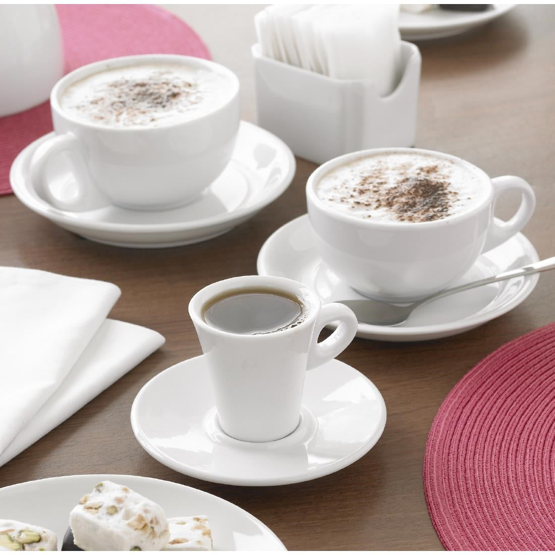 Olympia Whiteware Conical Espresso Cups 60ml (12 Pack)