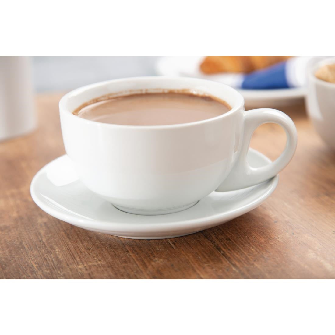 Olympia Whiteware Cappuccino Cups 284ml (12 Pack)