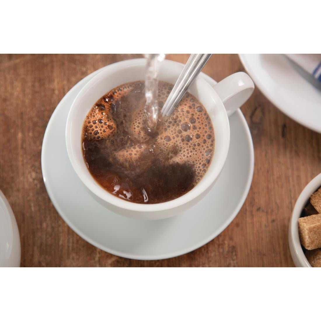 Olympia Whiteware Cappuccino Cups 284ml (12 Pack)