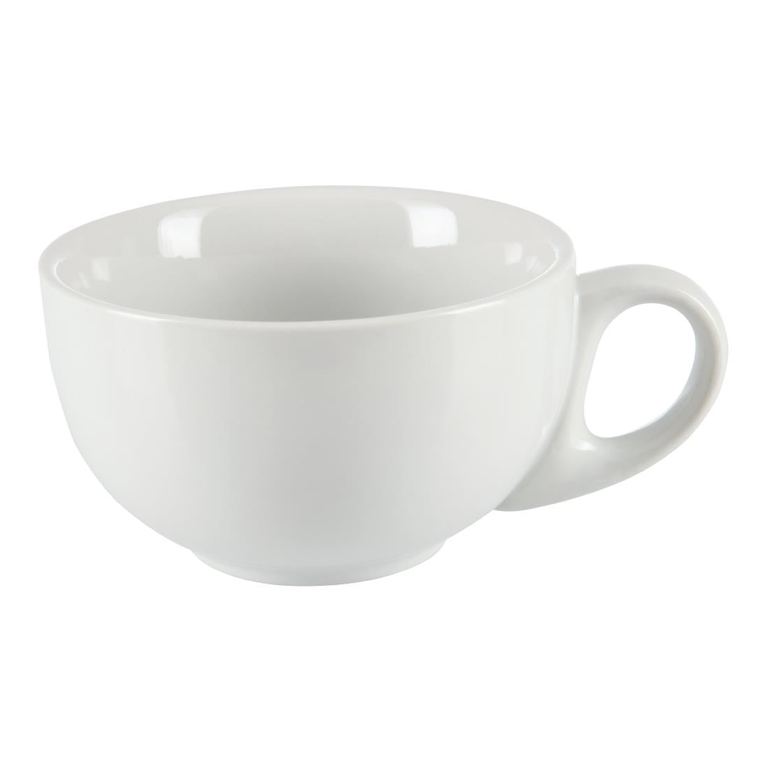 Olympia Whiteware Cappuccino Cups 284ml (12 Pack)