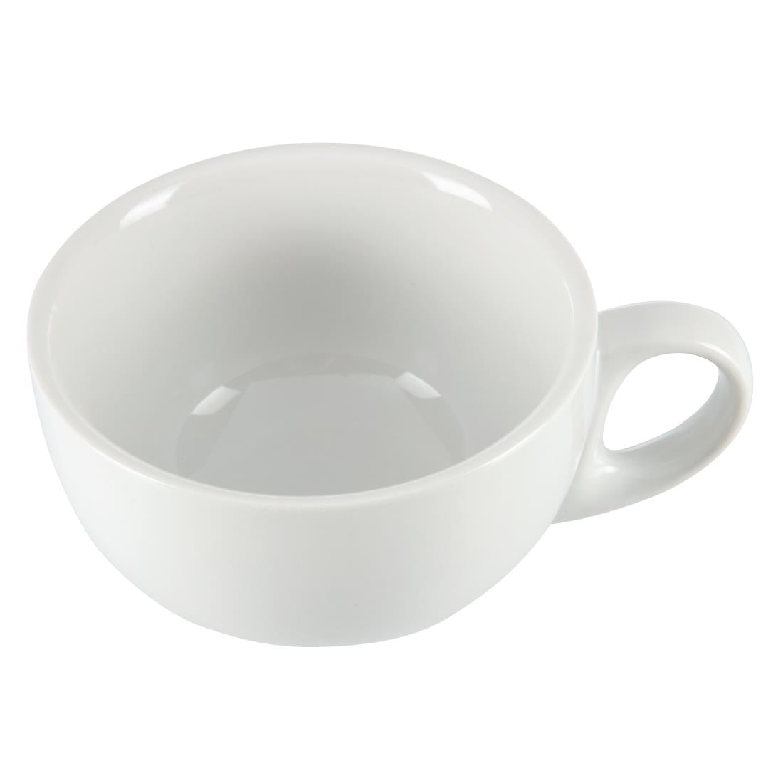 Olympia Whiteware Cappuccino Cups 284ml (12 Pack)