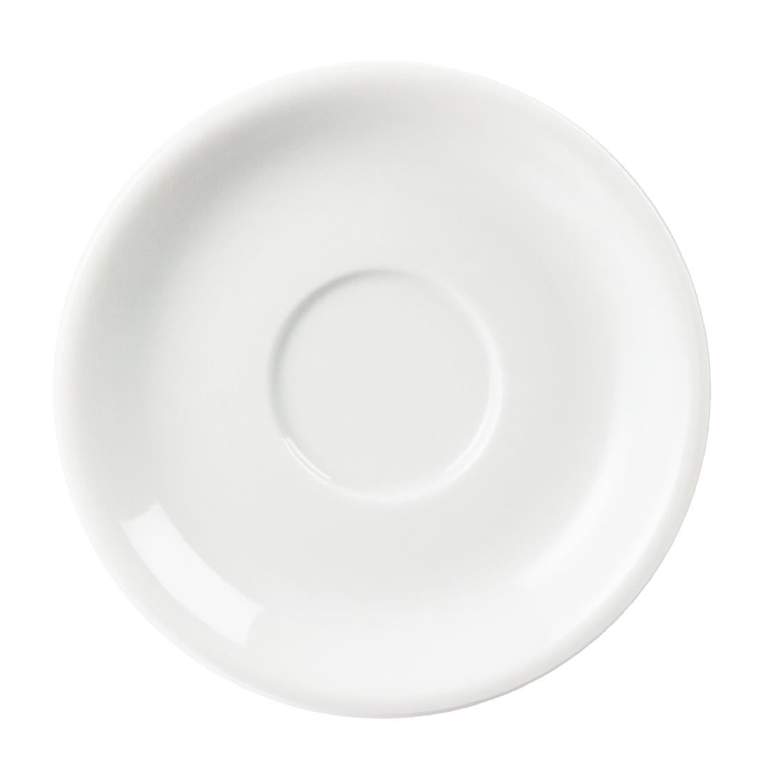 Olympia Whiteware Cappuccino Saucers (12 Pack)