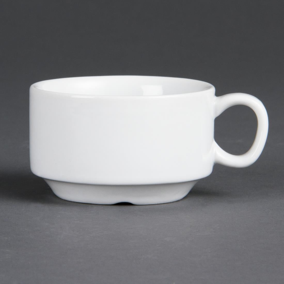 Olympia Whiteware Stacking Espresso Cups 85ml (12 Pack)