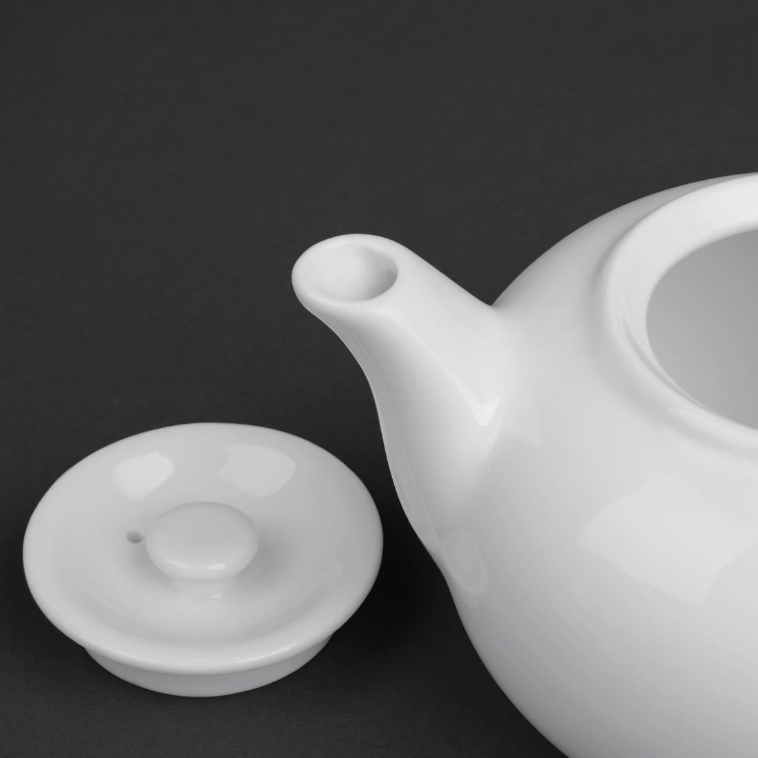 Olympia Whiteware Teapots 426ml (4 Pack)