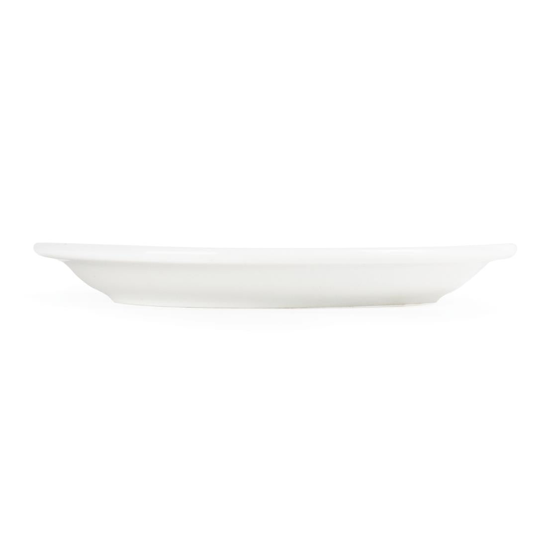 Olympia Whiteware Narrow Rimmed Plates 150mm (12 Pack)