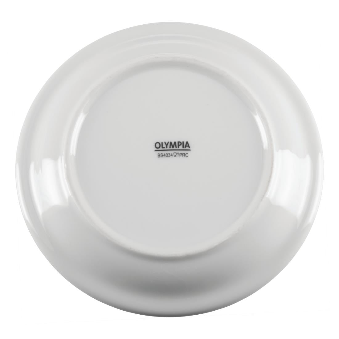 Olympia Whiteware Narrow Rimmed Plates 150mm (12 Pack)