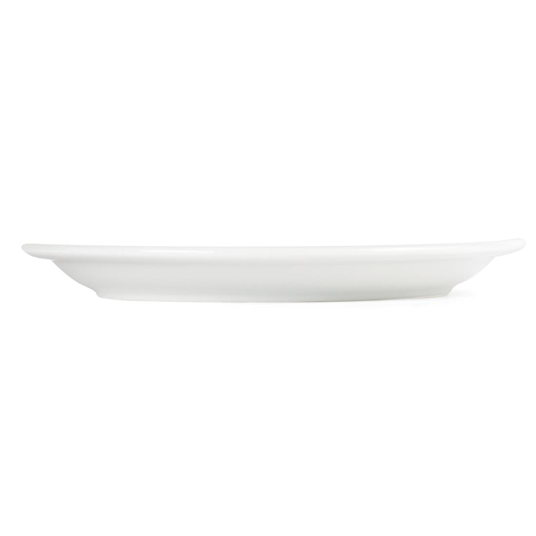 Olympia Whiteware Narrow Rimmed Plates 230mm (12 Pack)