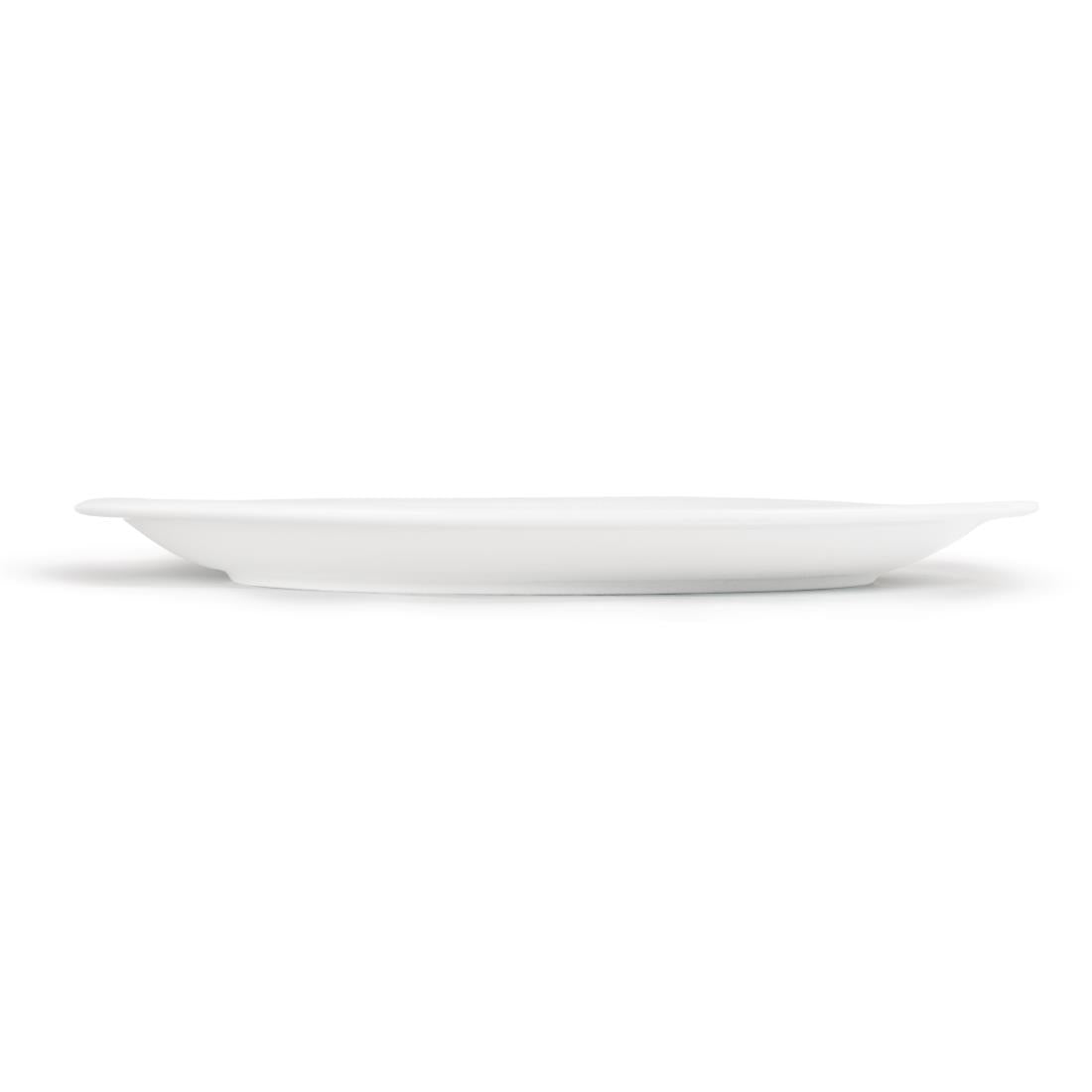 Olympia Whiteware Narrow Rimmed Plates 280mm (6 Pack)