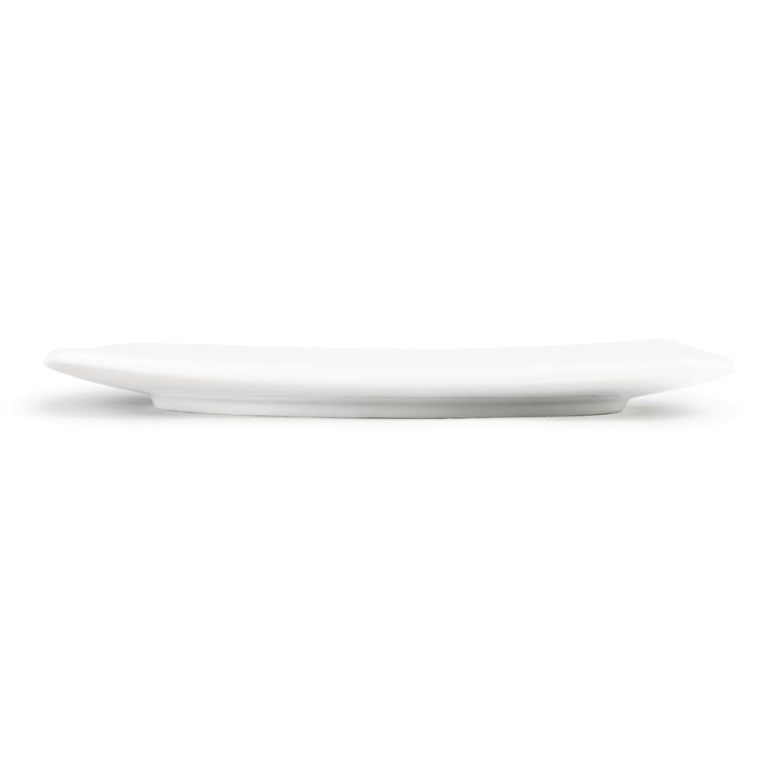 Olympia Whiteware Rounded Square Plates 270mm (6 Pack)