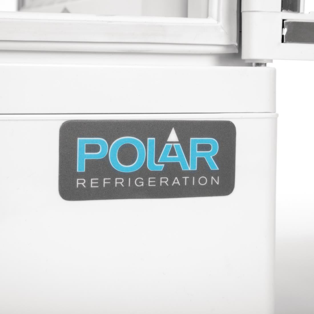 Polar C-Series Energy Efficient Curved Door Display Fridge White 86Ltr