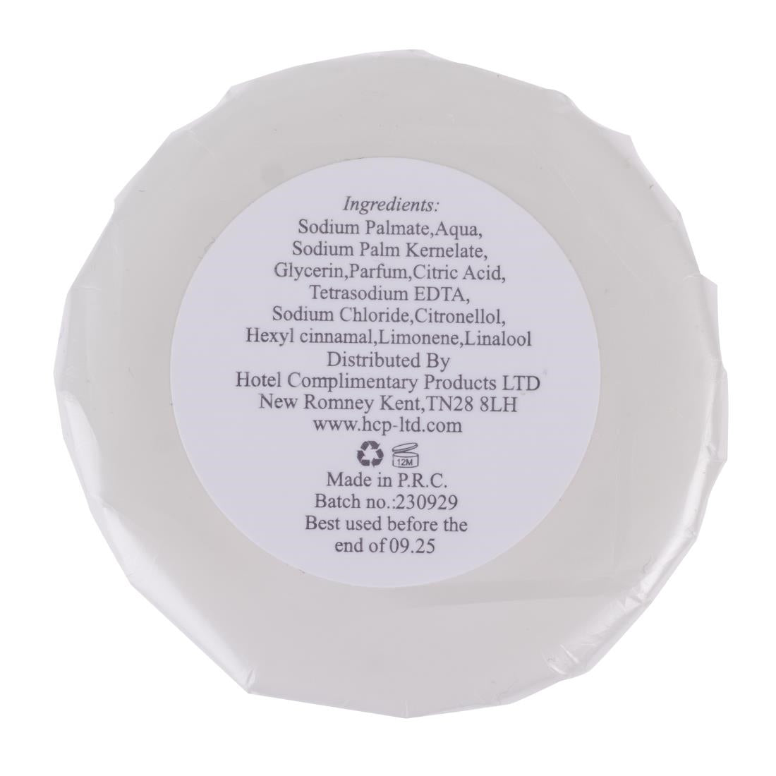 Hotel Complimentary Taylor of London Natural Range Tissue Pleat Soap (100 Pack)