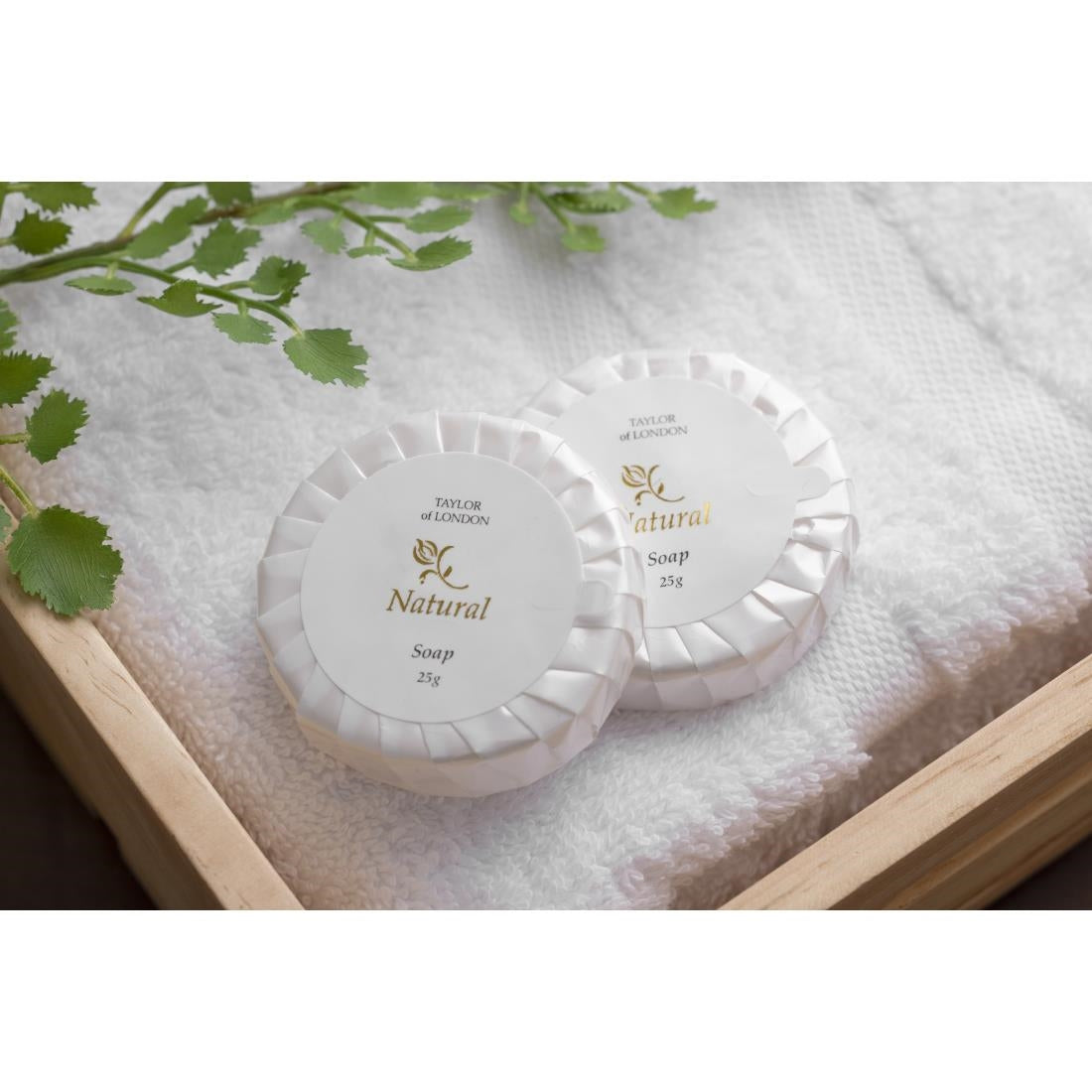 Hotel Complimentary Taylor of London Natural Range Tissue Pleat Soap (100 Pack)