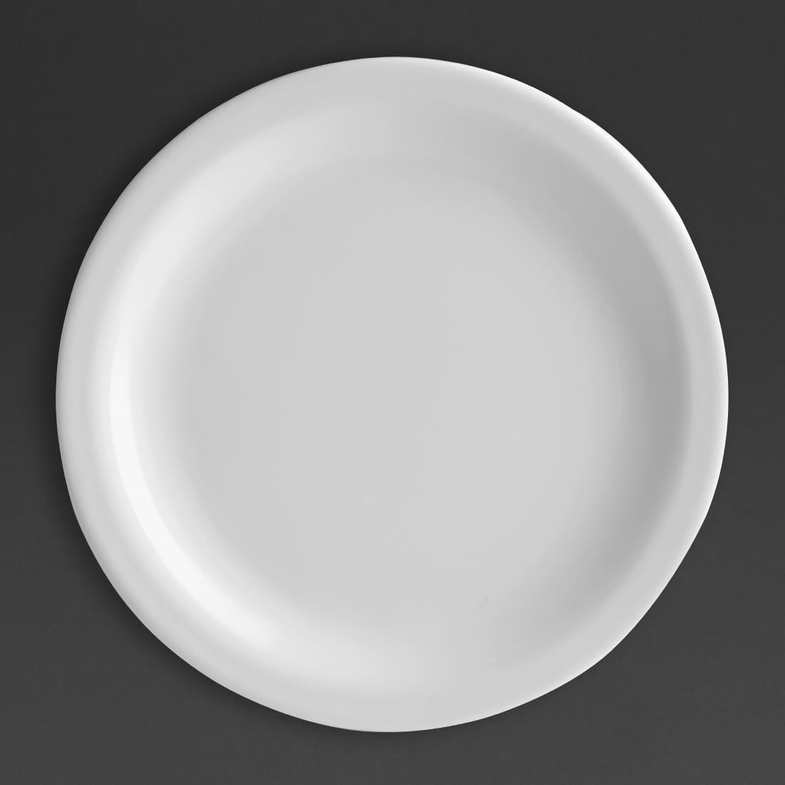 Olympia Kristallon Melamine Narrow Rimmed Plates 165mm (12 Pack)
