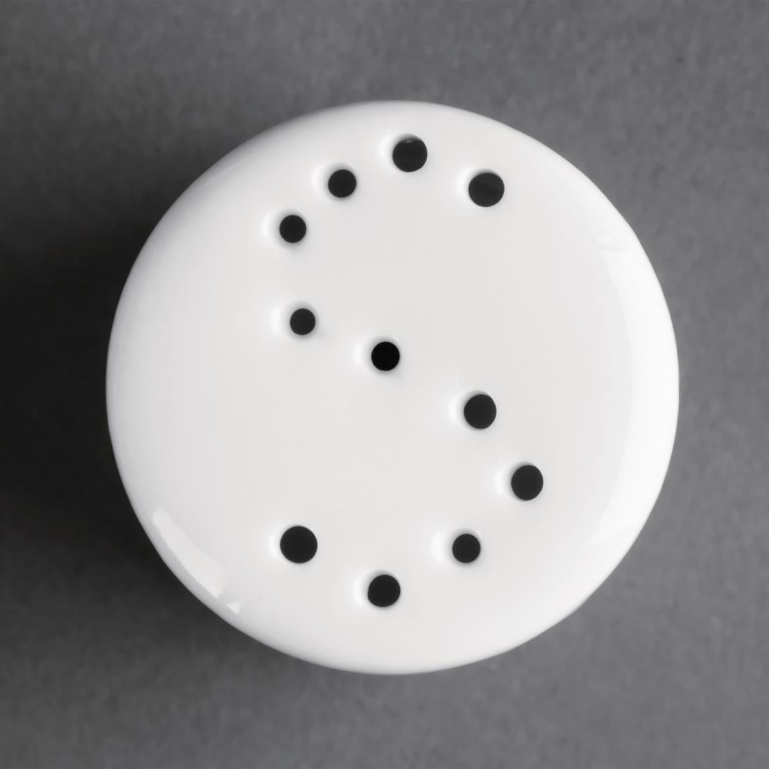 Olympia Whiteware Salt Shakers 80mm (12 Pack)