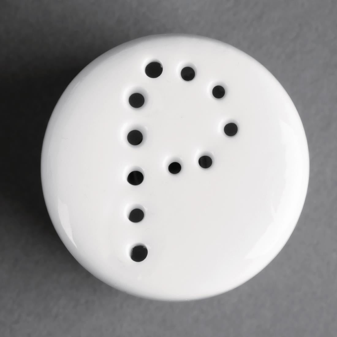 Olympia Whiteware Pepper Shakers 80mm (12 Pack)