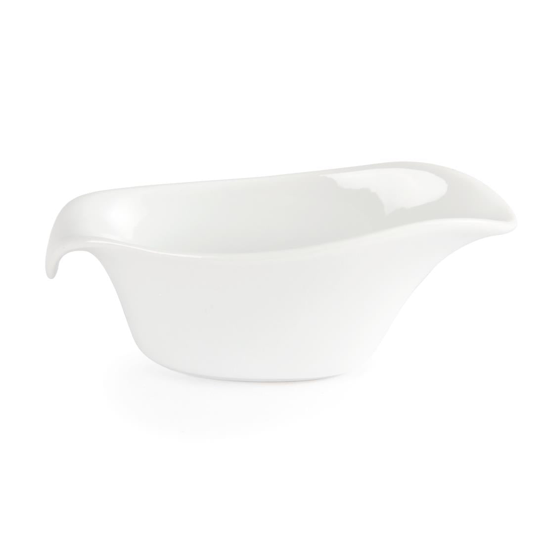 Olympia Whiteware Gravy Boats 85ml (6 Pack)