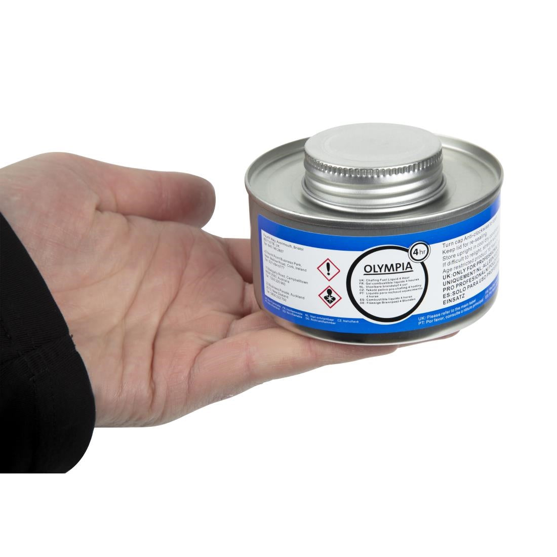 Olympia Liquid Chafing Fuel With Wick 4 Hour (12 Pack)