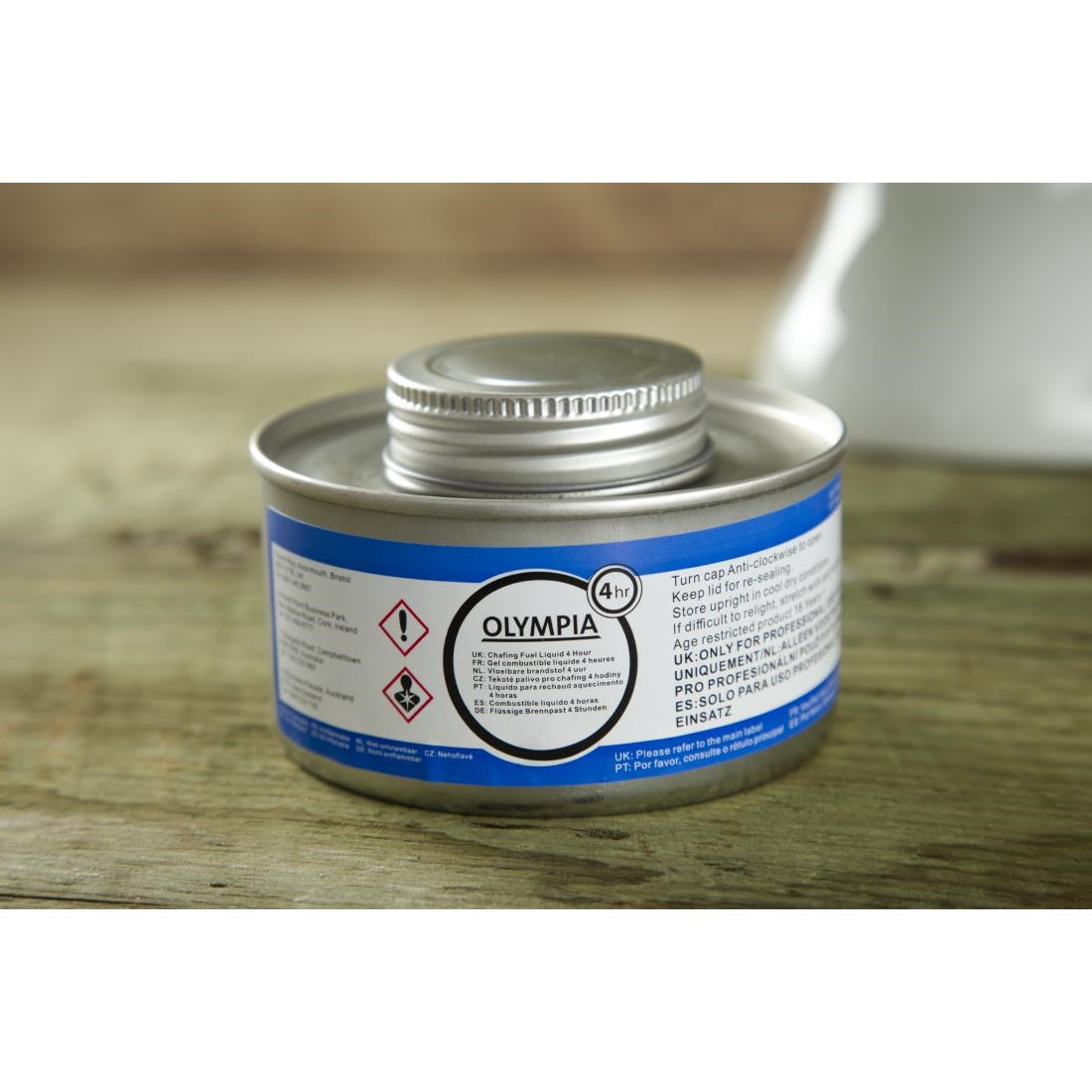 Olympia Liquid Chafing Fuel With Wick 4 Hour (12 Pack)