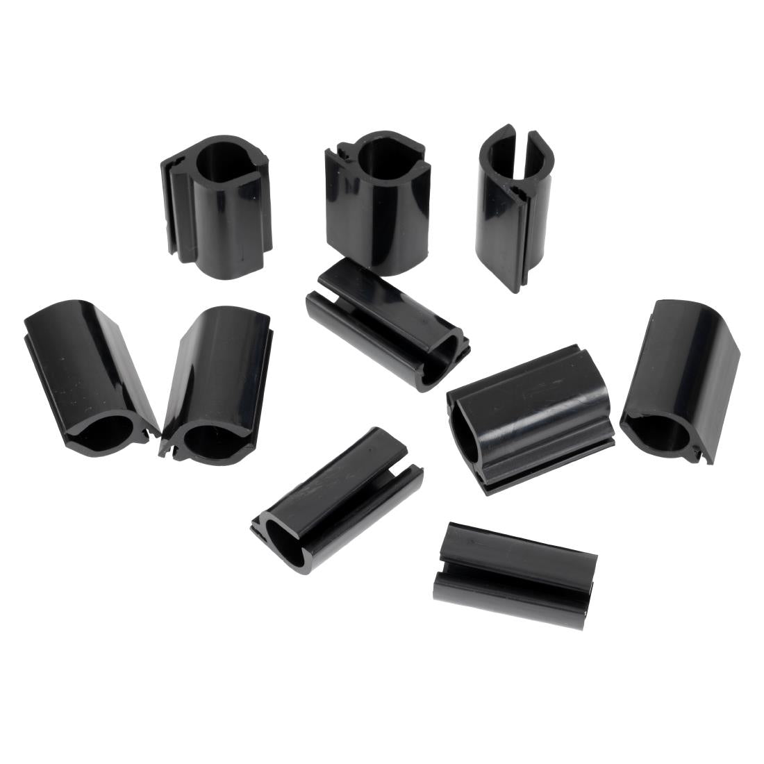 Olympia Kristallon Black Card Clip (10 Pack)