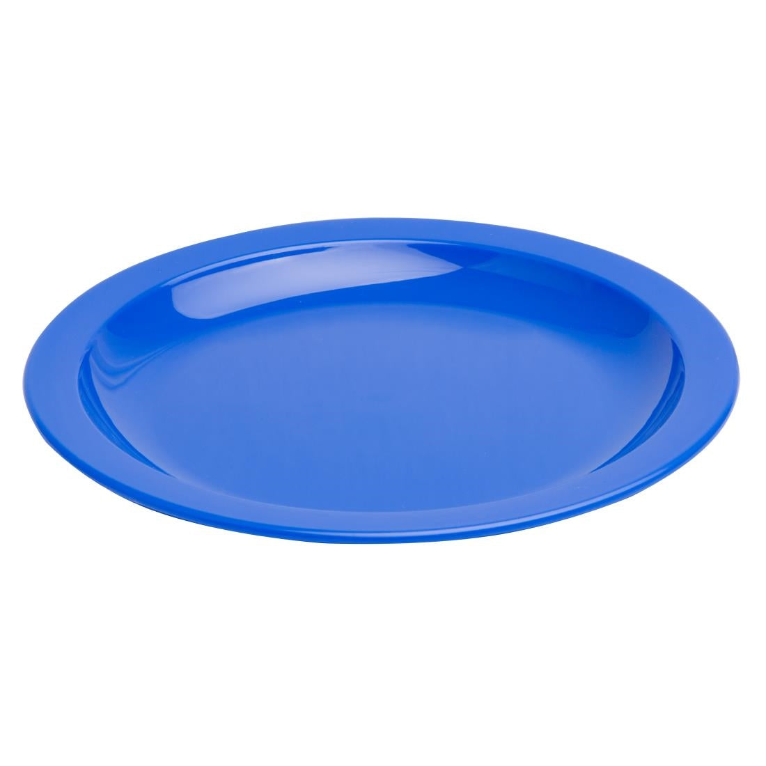 Olympia Kristallon Polypropylene Plates Blue 174mm (12 Pack)