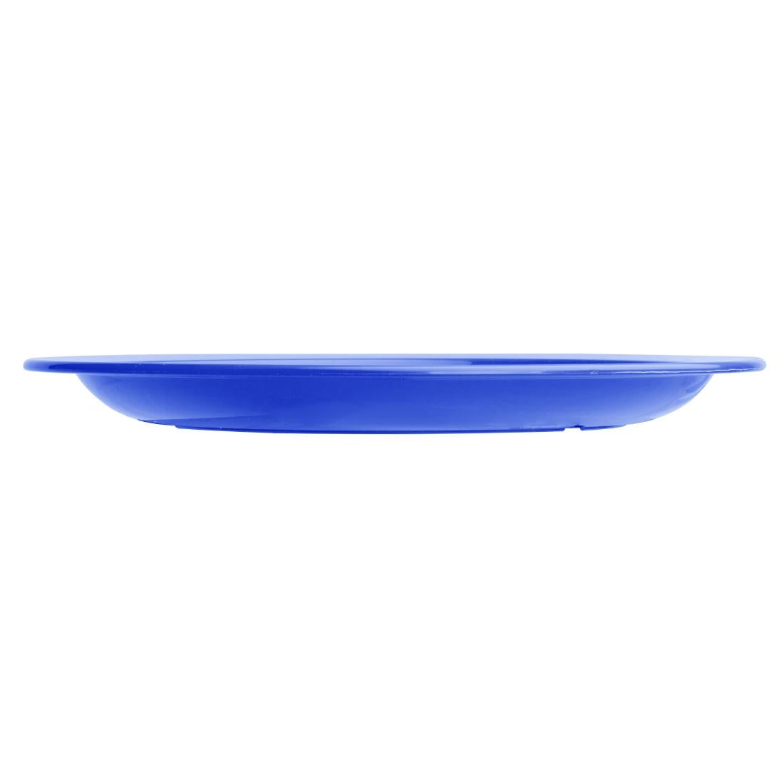 Olympia Kristallon Polypropylene Plates Blue 174mm (12 Pack)