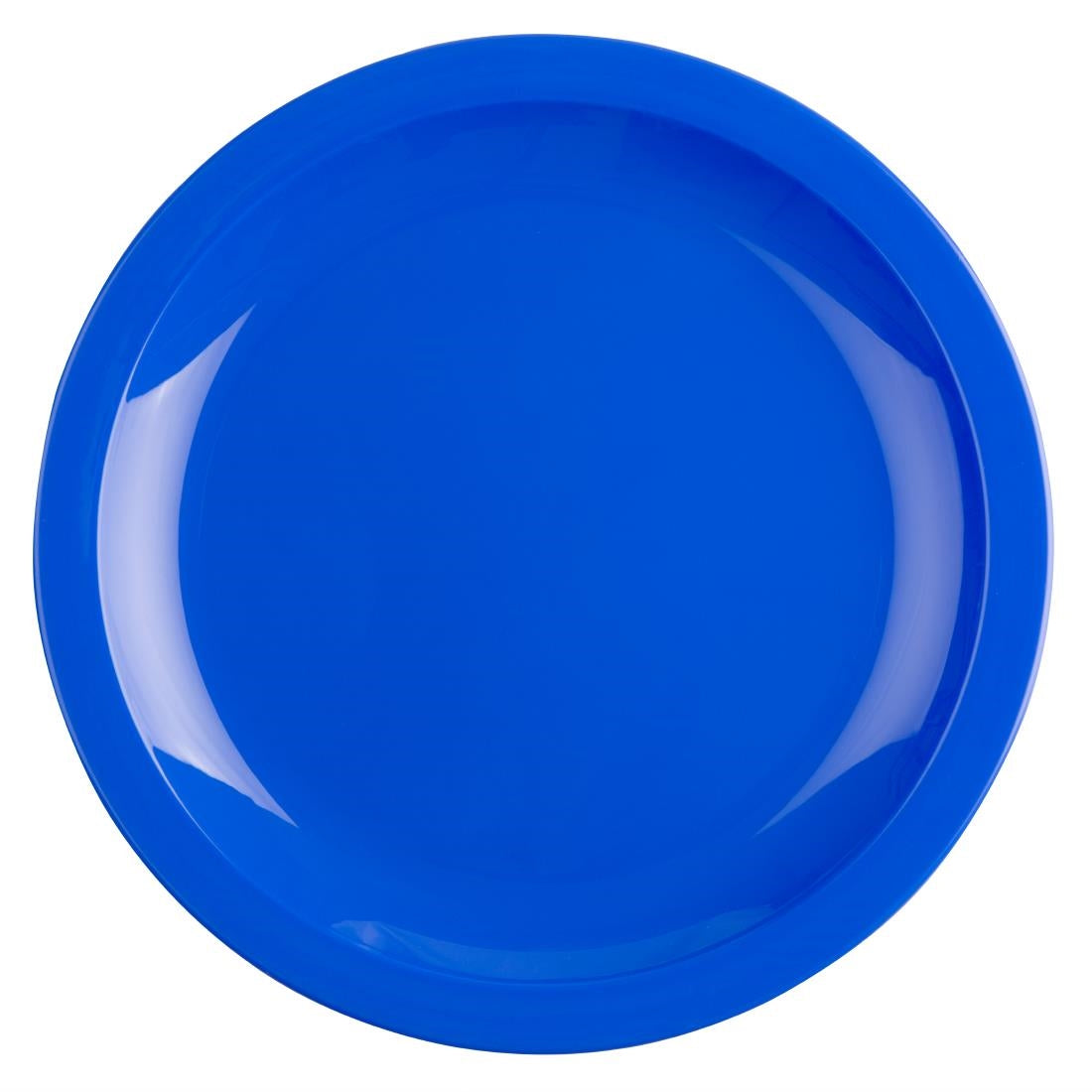 Olympia Kristallon Polypropylene Plates Blue 230mm (12 Pack)