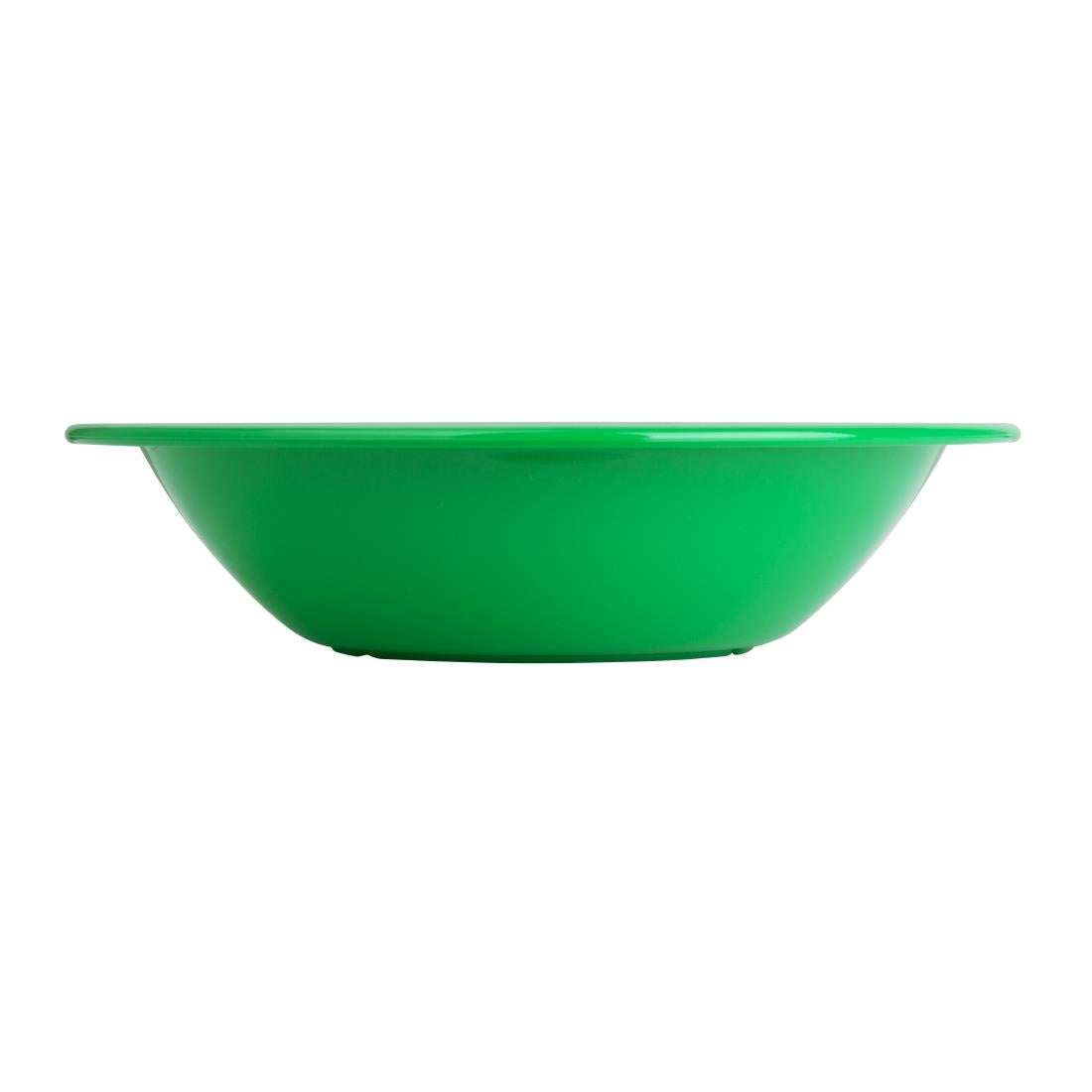 Olympia Kristallon Polypropylene Bowls Green 174mm (12 Pack)