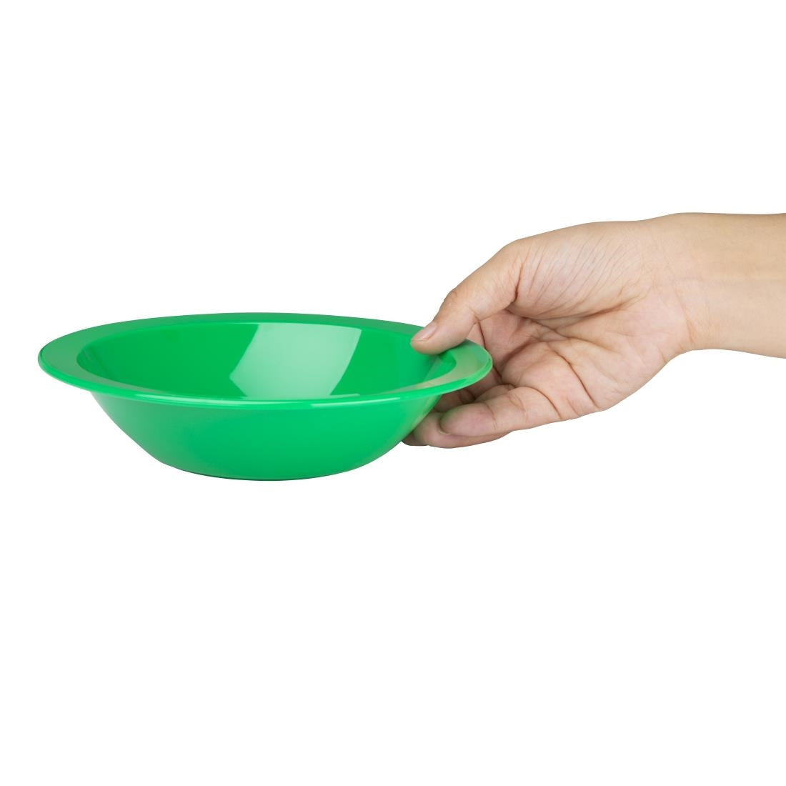 Olympia Kristallon Polypropylene Bowls Green 174mm (12 Pack)