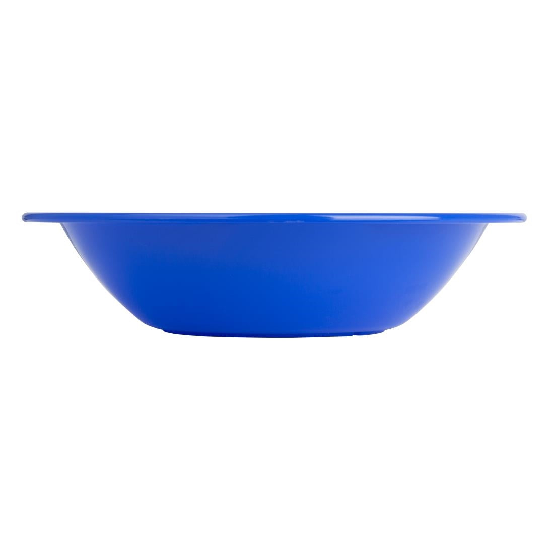 Olympia Kristallon Polypropylene Bowls Blue 174mm (12 Pack)