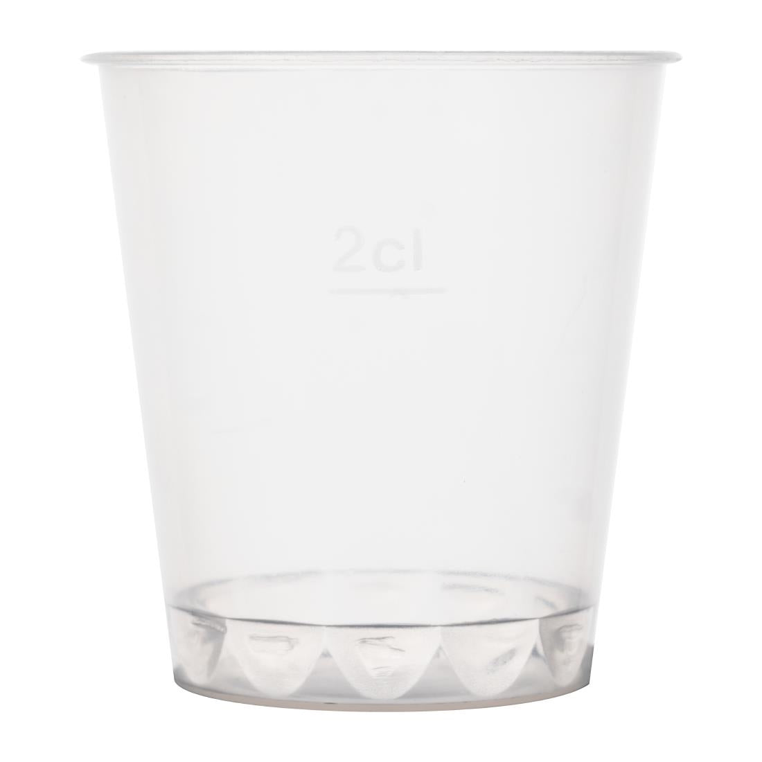 eGreen Flair PP Shot Glasses 30ml to Brim 20ml to Line UKCA CE (1000 Pack)