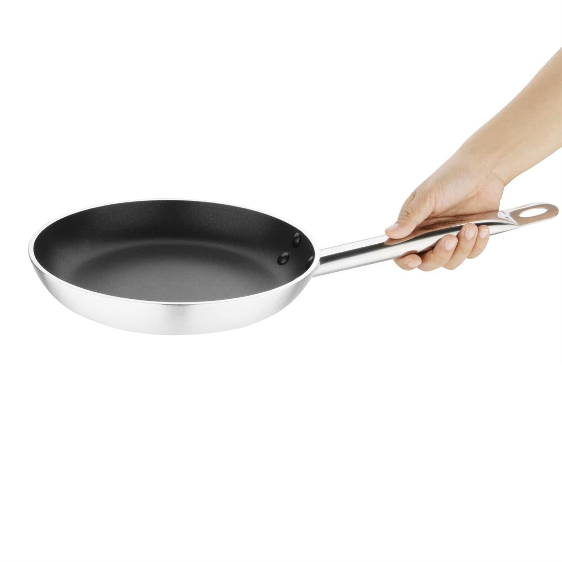 Vogue Aluminium Non-Stick Teflon Induction Frying Pan 24cm