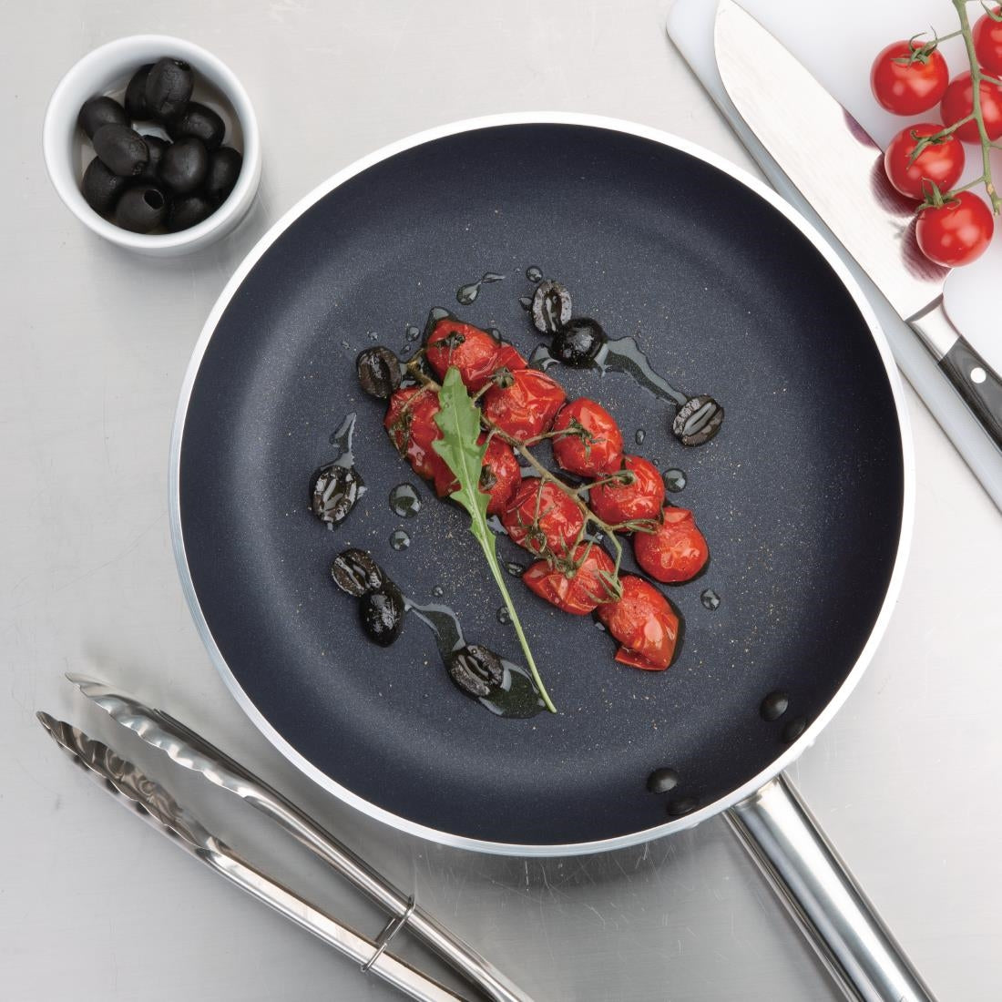 Vogue Aluminium Non-Stick Teflon Induction Frying Pan 28cm