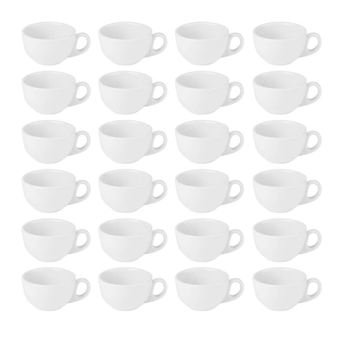 Olympia Athena Cappuccino Cups 220ml (24 Pack)