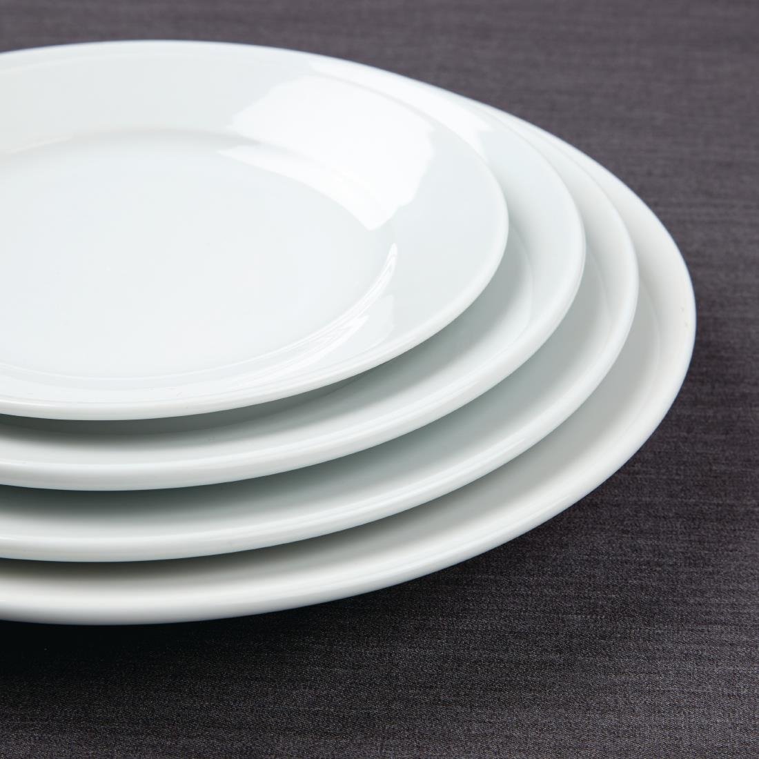 wide rimmed plates