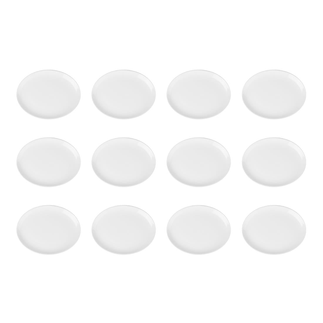 Olympia Athena Hotelware Oval Coupe Plates 254x197mm (12 Pack)