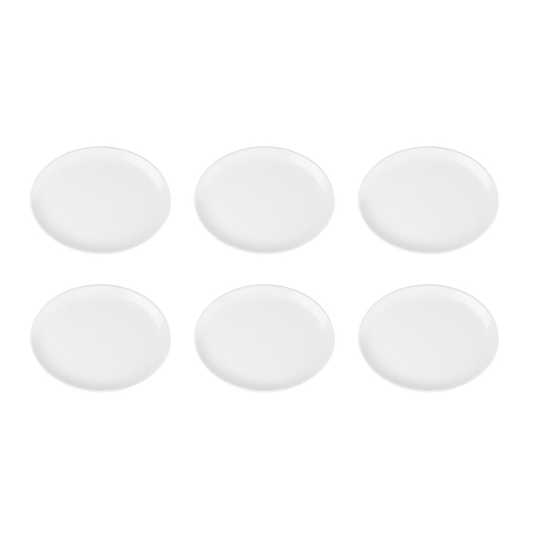 Olympia Athena Oval Coupe Plates 305x241mm (6 Pack)