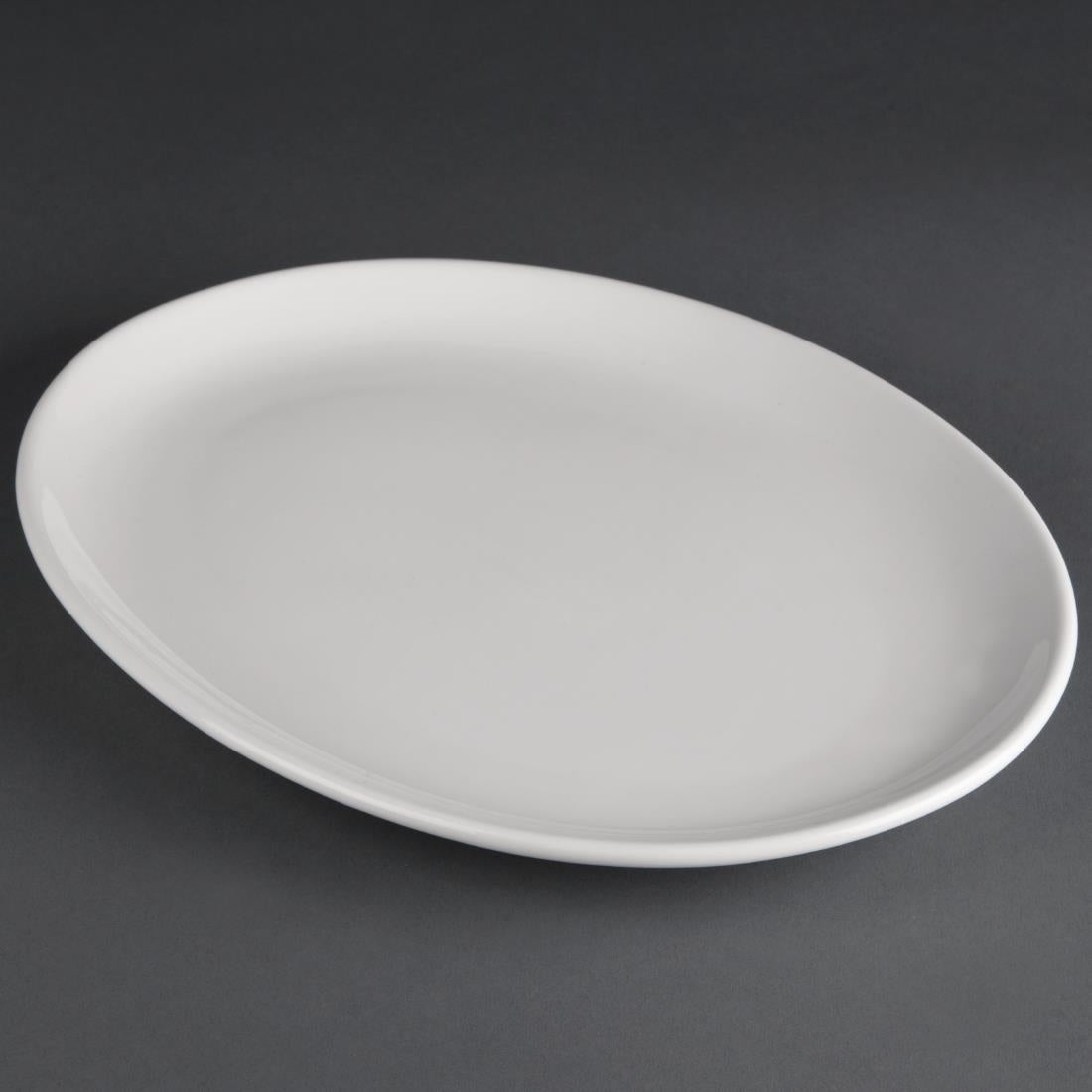 Olympia Athena Oval Coupe Plates 305x241mm (6 Pack)
