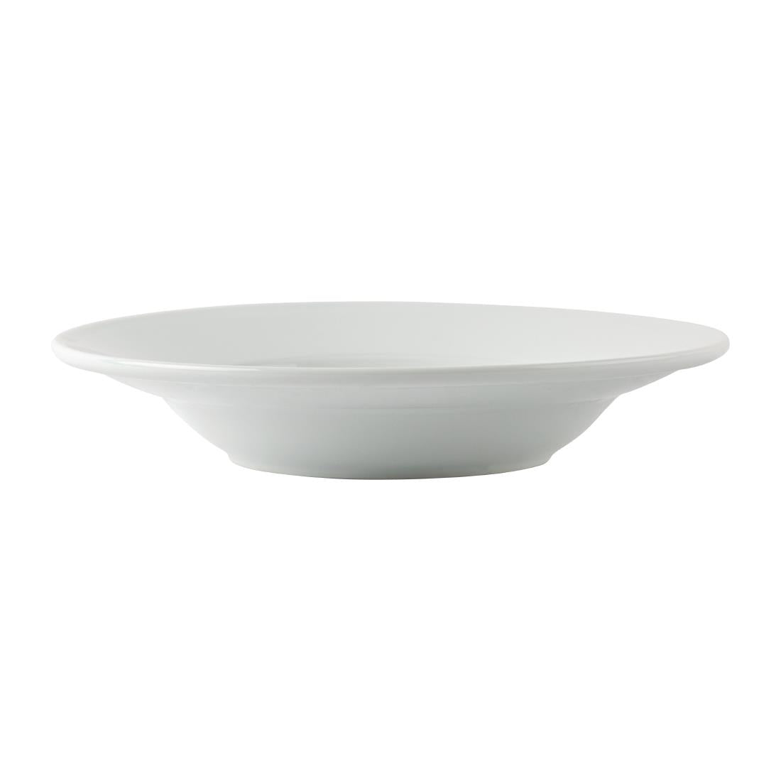 Olympia Athena Rimmed Soup and Pasta Bowls 228mm (6 Pack)
