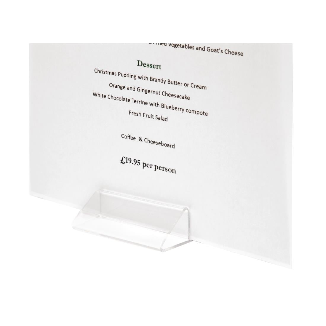 Triangle Menu Holder