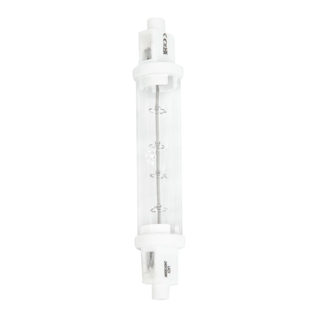 Jacketed Infrared Quartz Heat Bulb R7 118mm 300W