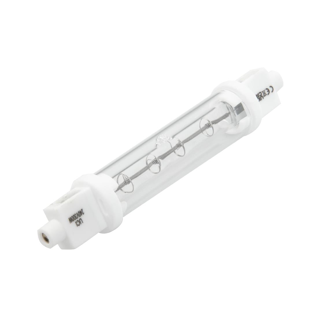 Jacketed Infrared Quartz Heat Bulb R7 118mm 300W
