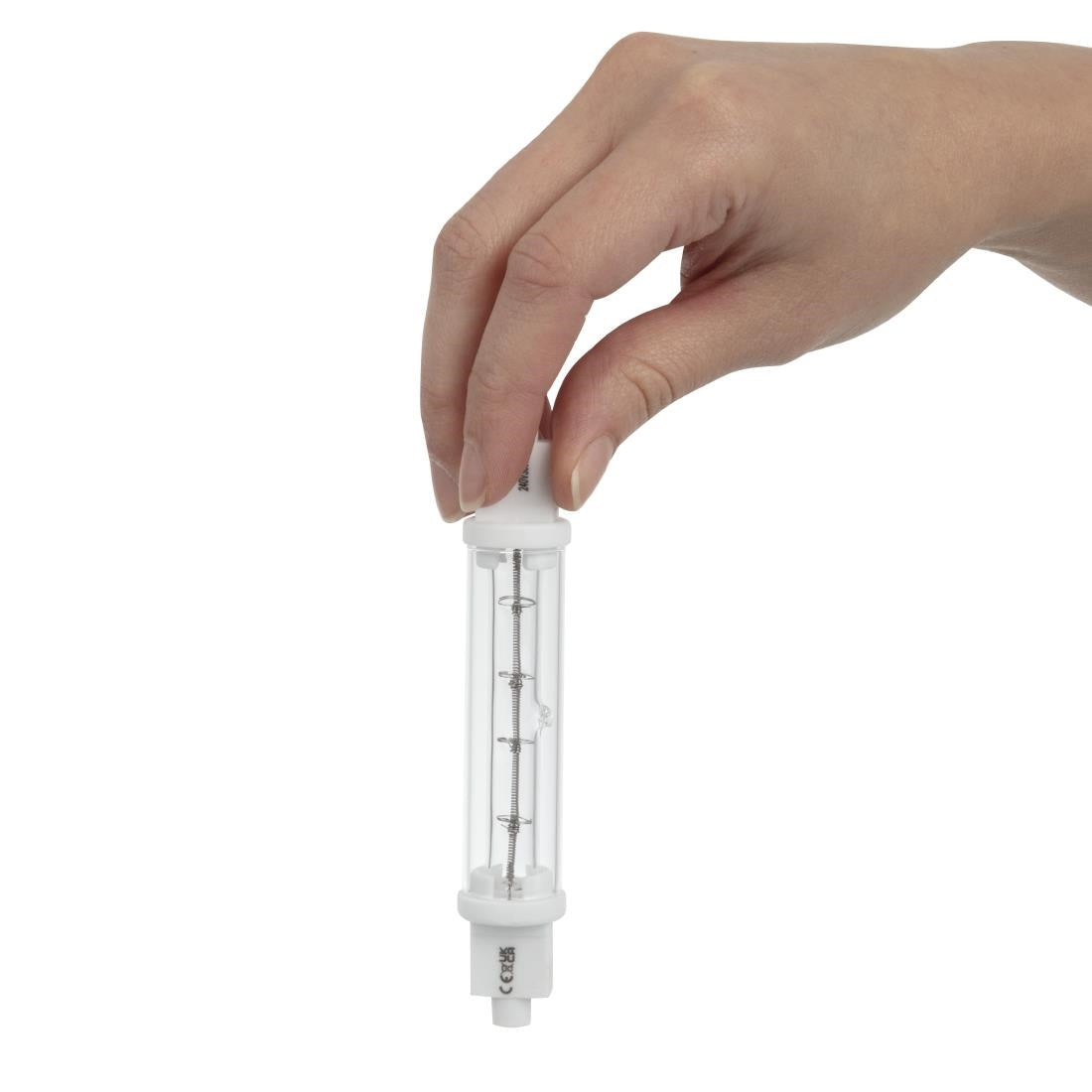 Jacketed Infrared Quartz Heat Bulb R7 118mm 300W