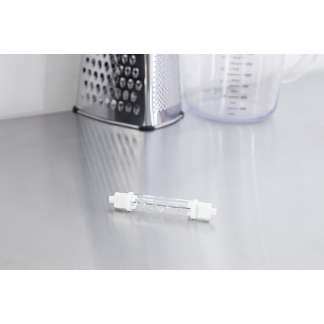 Jacketed Infrared Quartz Heat Bulb R7 118mm 300W