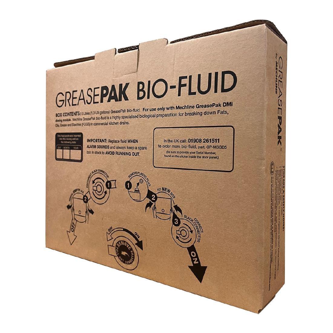 GreasePak MSGD5 Dosing Fluid 5Ltr (3 Pack)