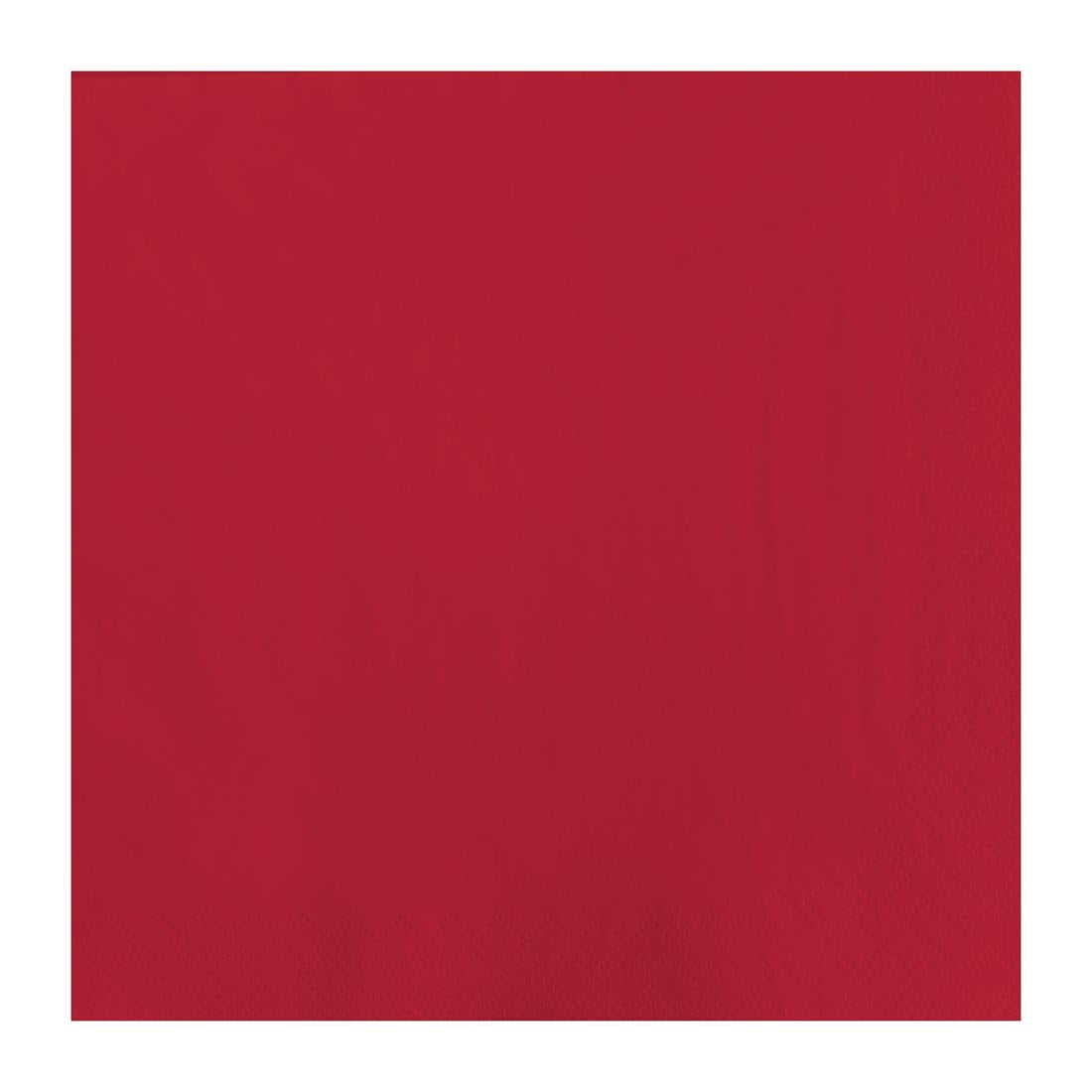 Fasana Dinner Napkin Red 40x40cm 3ply 1/4 Fold (1000 Pack)